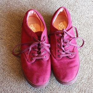 Maroon Vans